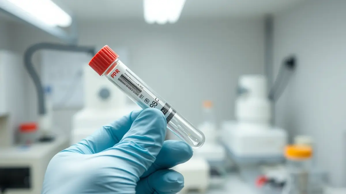 Imatge genèrica d'una mostra de PCR en un laboratori.