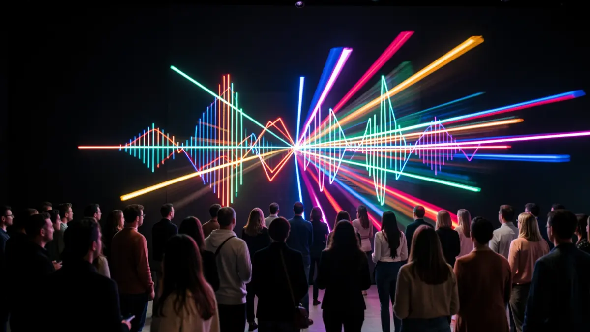 Imatge genèrica de música electrònica i art visual.