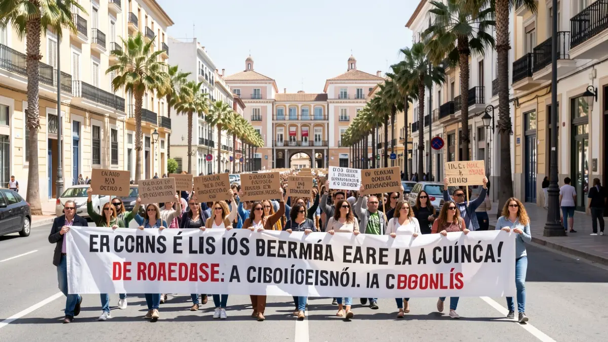 Imagen genérica de manifestación en Alicante.