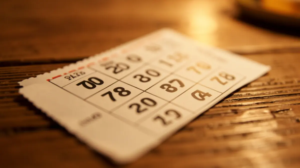 Generic image of a lottery ticket.