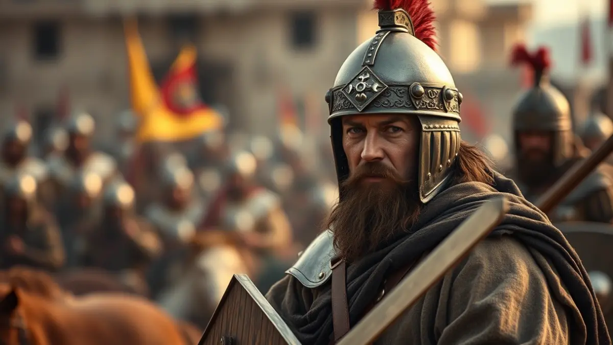 Imatge d'un guerrer moro, protagonista del cartell de la fira medieval de l'Alcora.