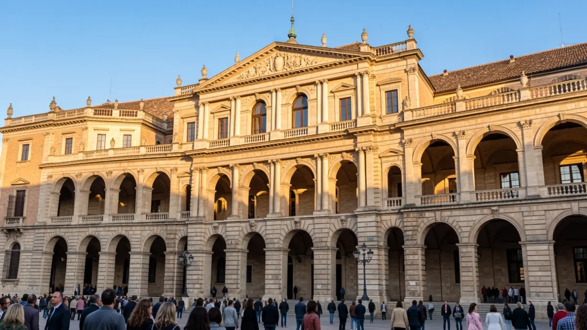 Imatge genèrica de la façana de la Universitat de València.