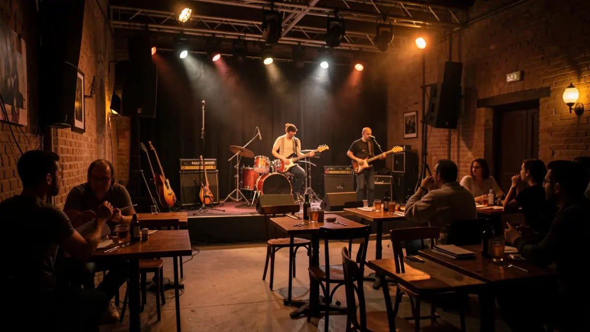 Imatge genèrica d'una sala de concerts íntima a València.