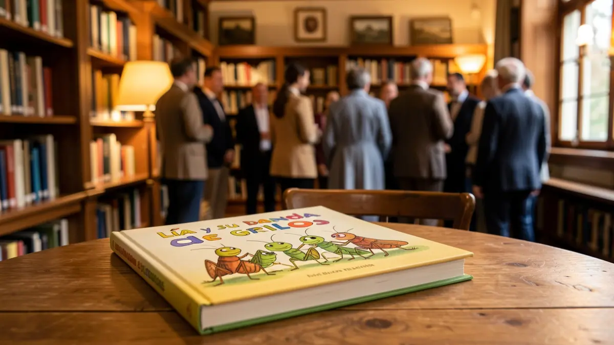 Imatge genèrica d'un llibre infantil sobre grillets.