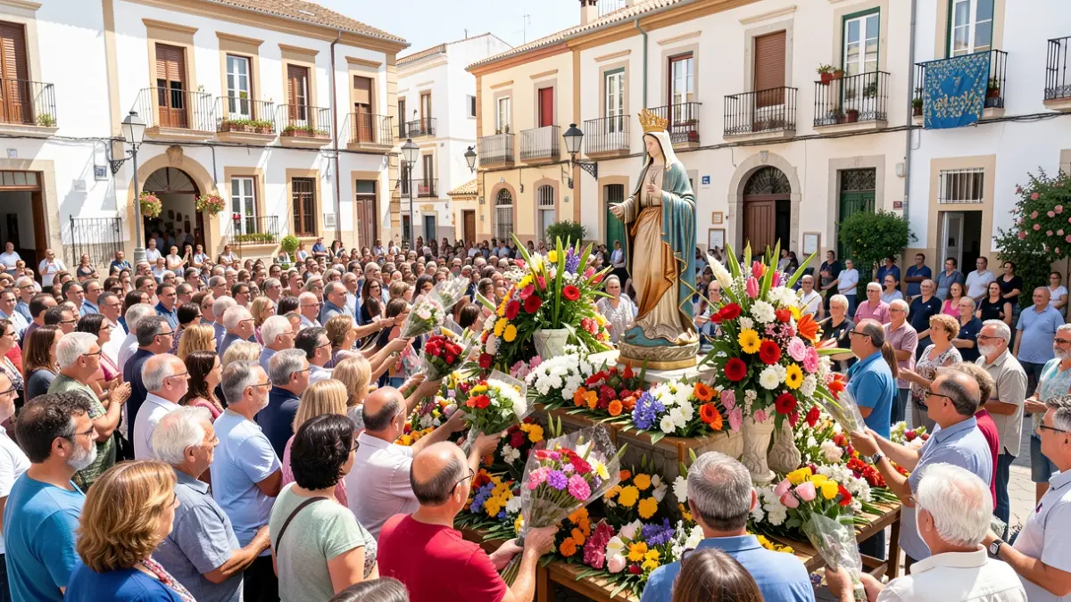 Imagen genérica de la Ofrenda de Flores en Alicante.
