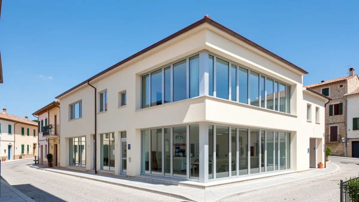 Generic image of a modern health center.