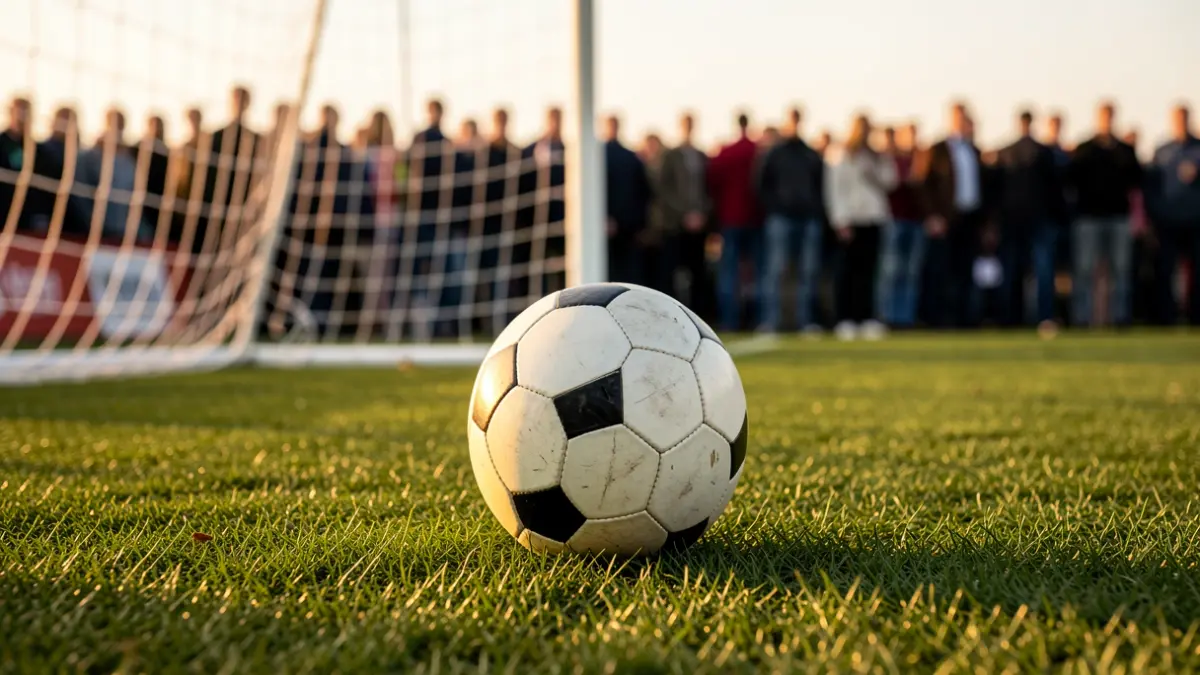 Imatge genèrica d'una pilota de futbol sobre gespa.