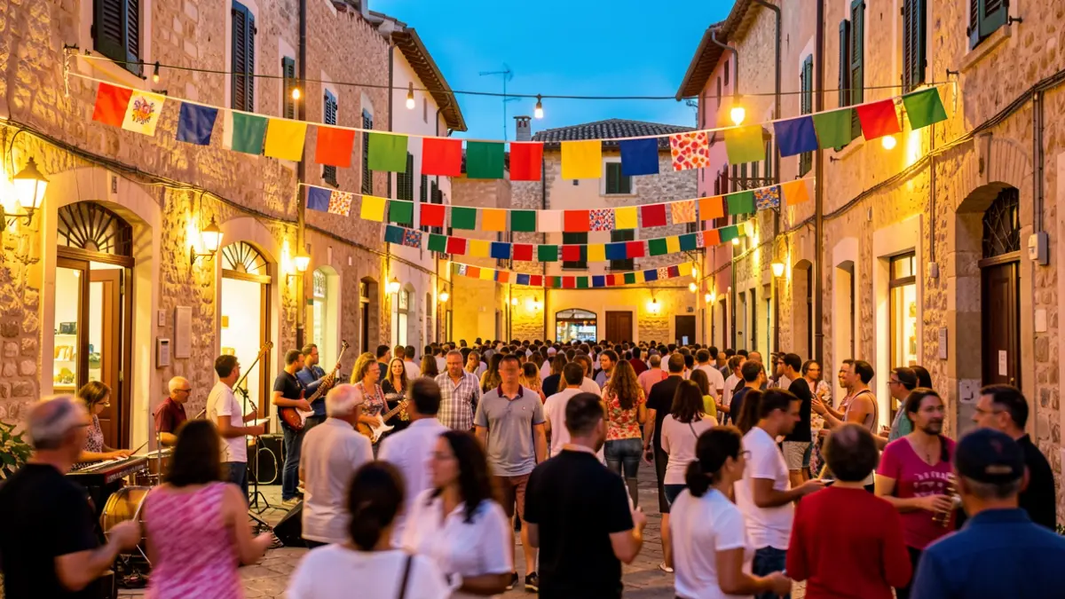 Imagen genérica de un festival con ambiente festivo y música.