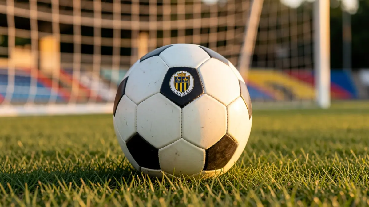 Imatge genèrica d'una pilota de futbol en un camp.
