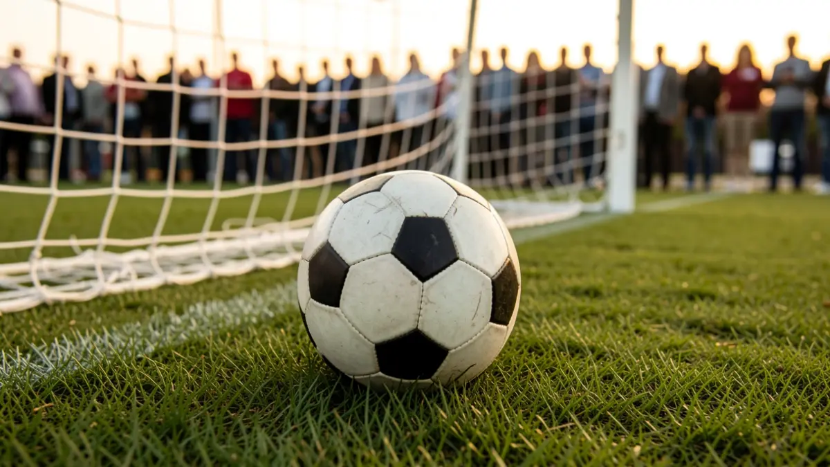 Imagen genérica de un balón de fútbol sobre césped.