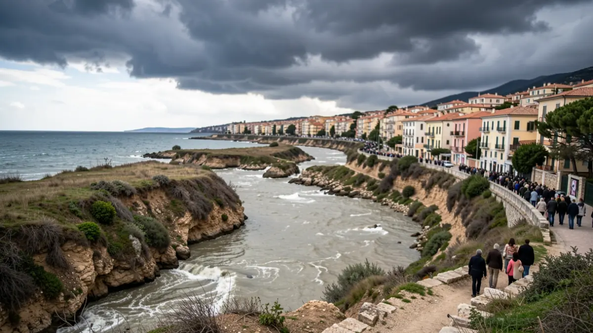 Imatge genèrica de la costa mediterrània amb risc d'inundacions.
