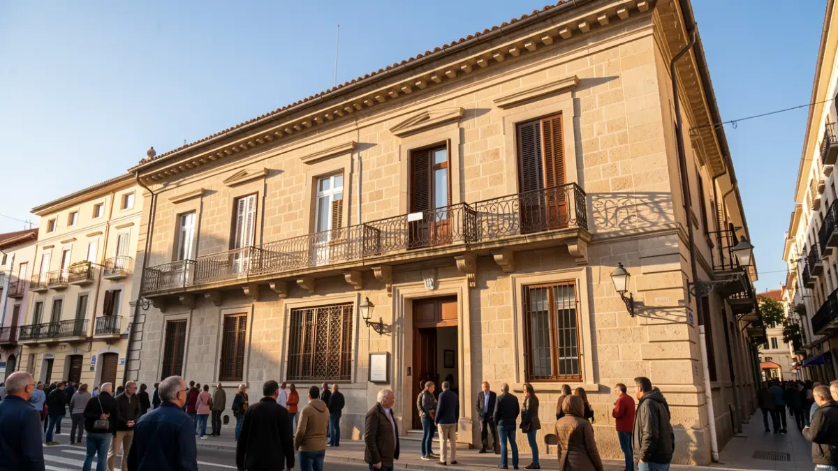 Facade of the Benidorm Town Hall.