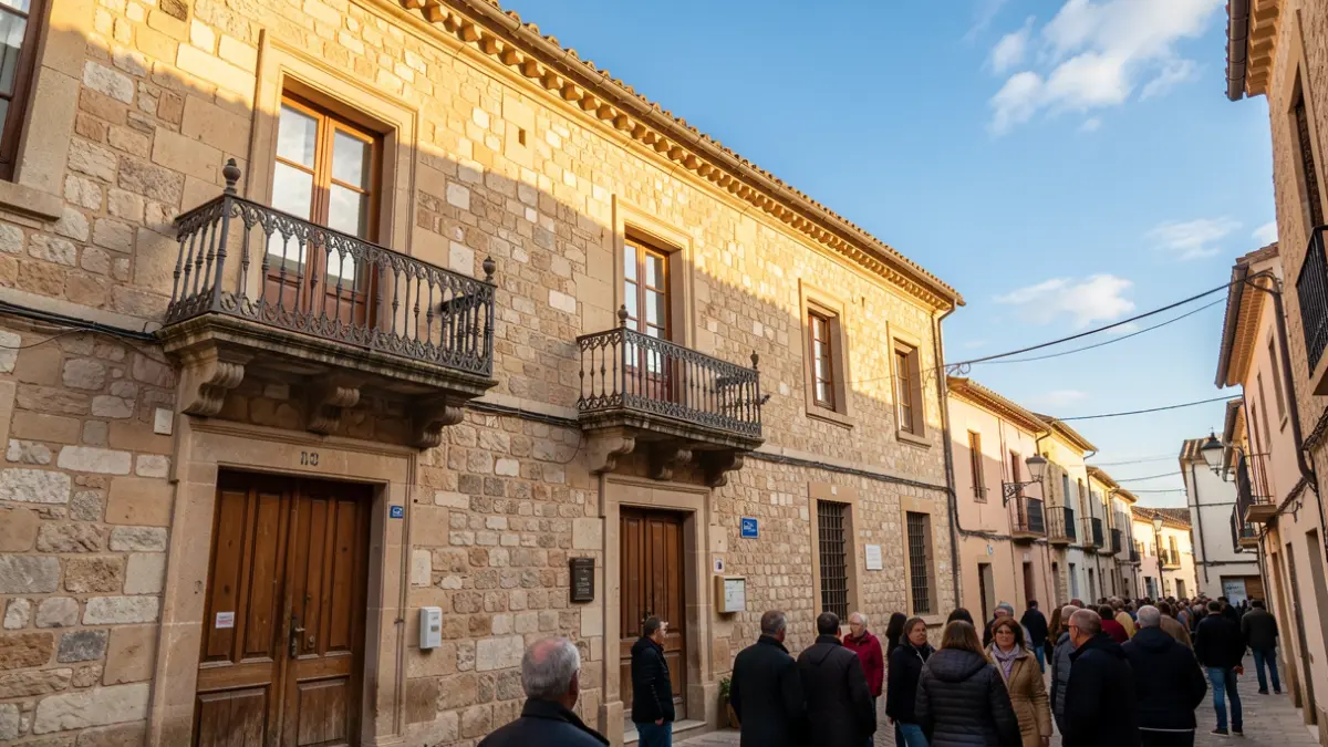 Generic image of the old town hall building in Borriol.