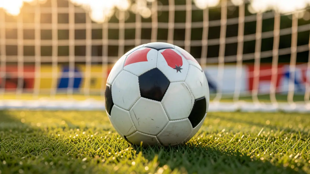 Imatge genèrica d'una pilota de futbol en un camp.