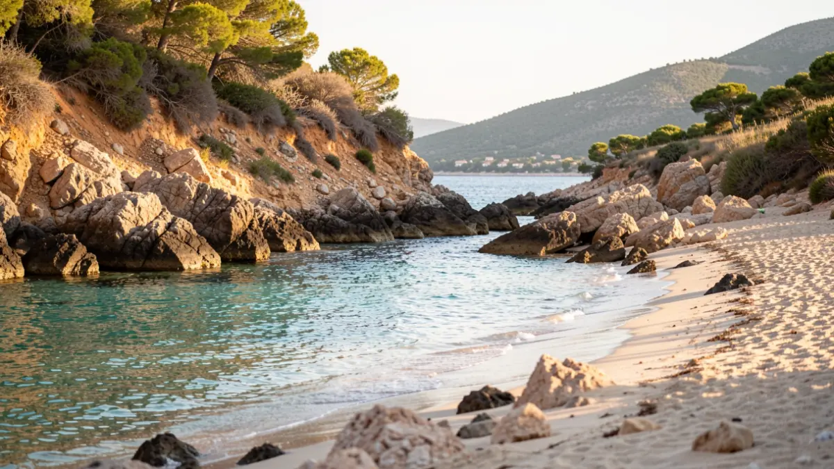 Generic image of a Mediterranean natural cove.