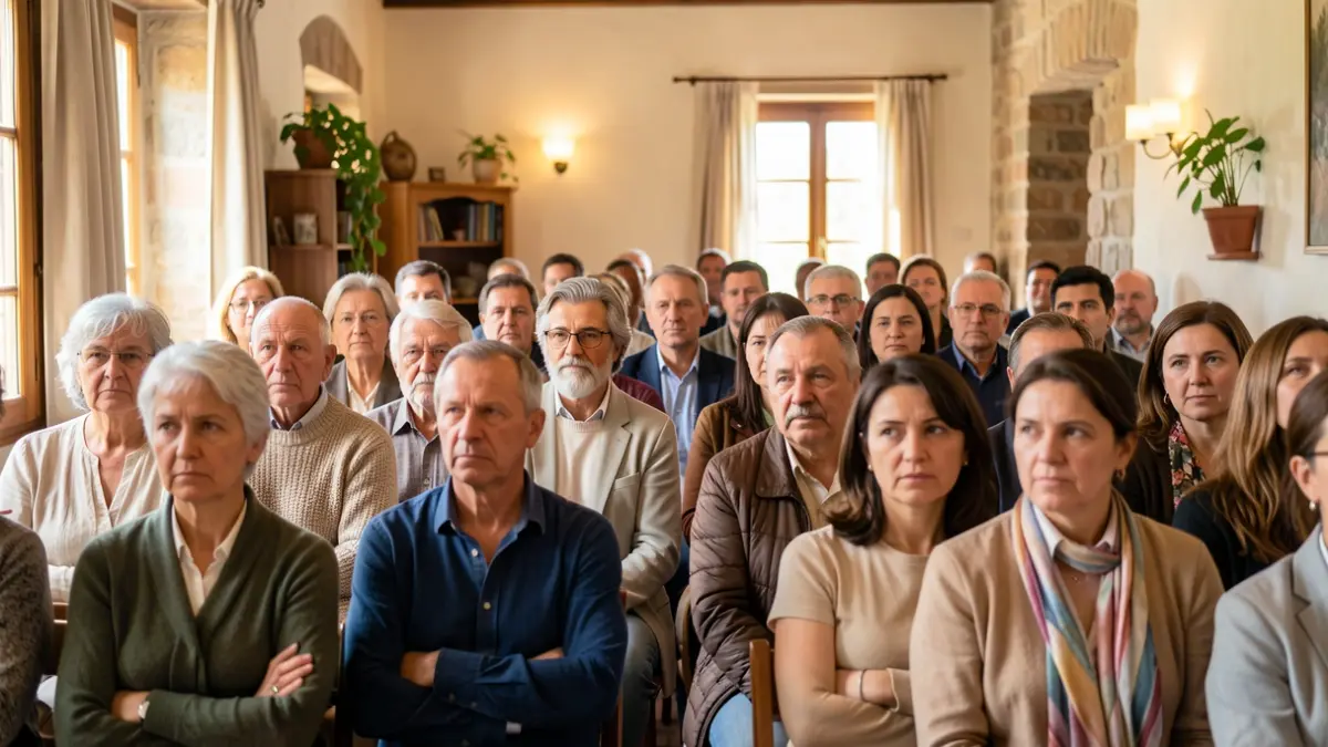 Imagen genérica de personas recibiendo apoyo en un espacio comunitario.
