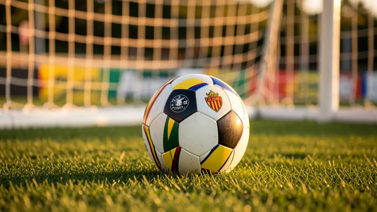 Generic image of a soccer ball on a field.