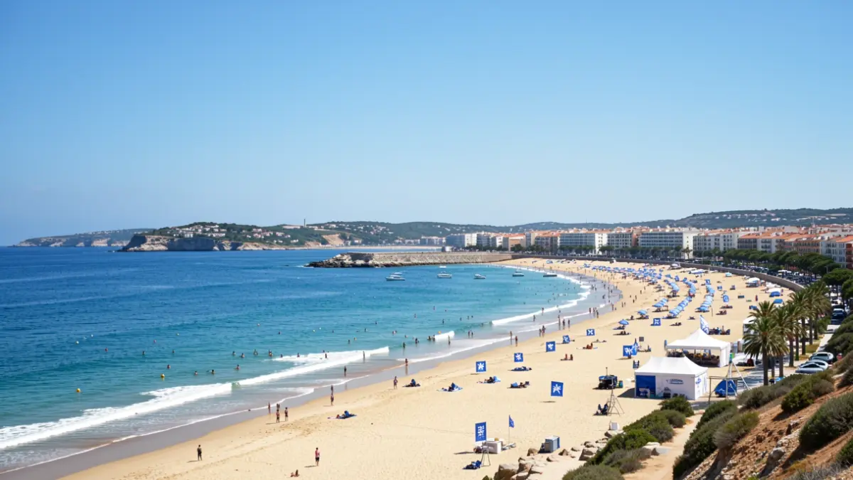Imagen genérica de la costa de Castellón con playas y actividades de verano.