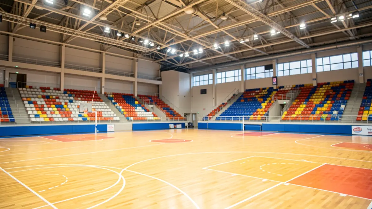 Generic image of a sports pavilion.
