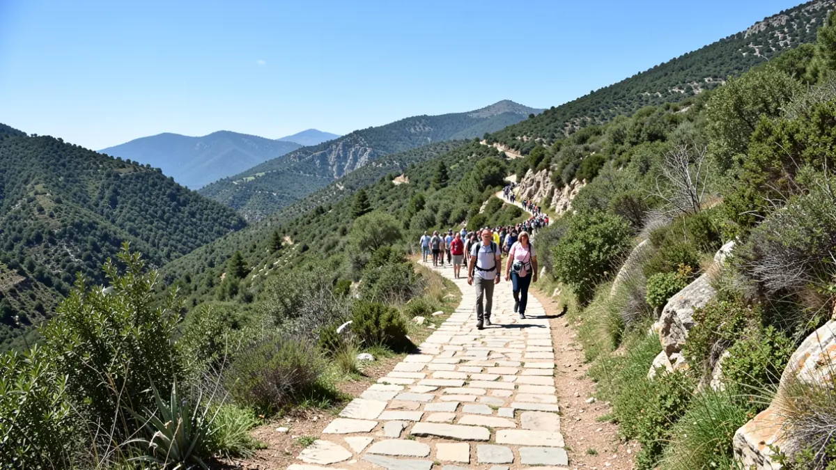 Generic image of a mountain trail in the Valencian Community.