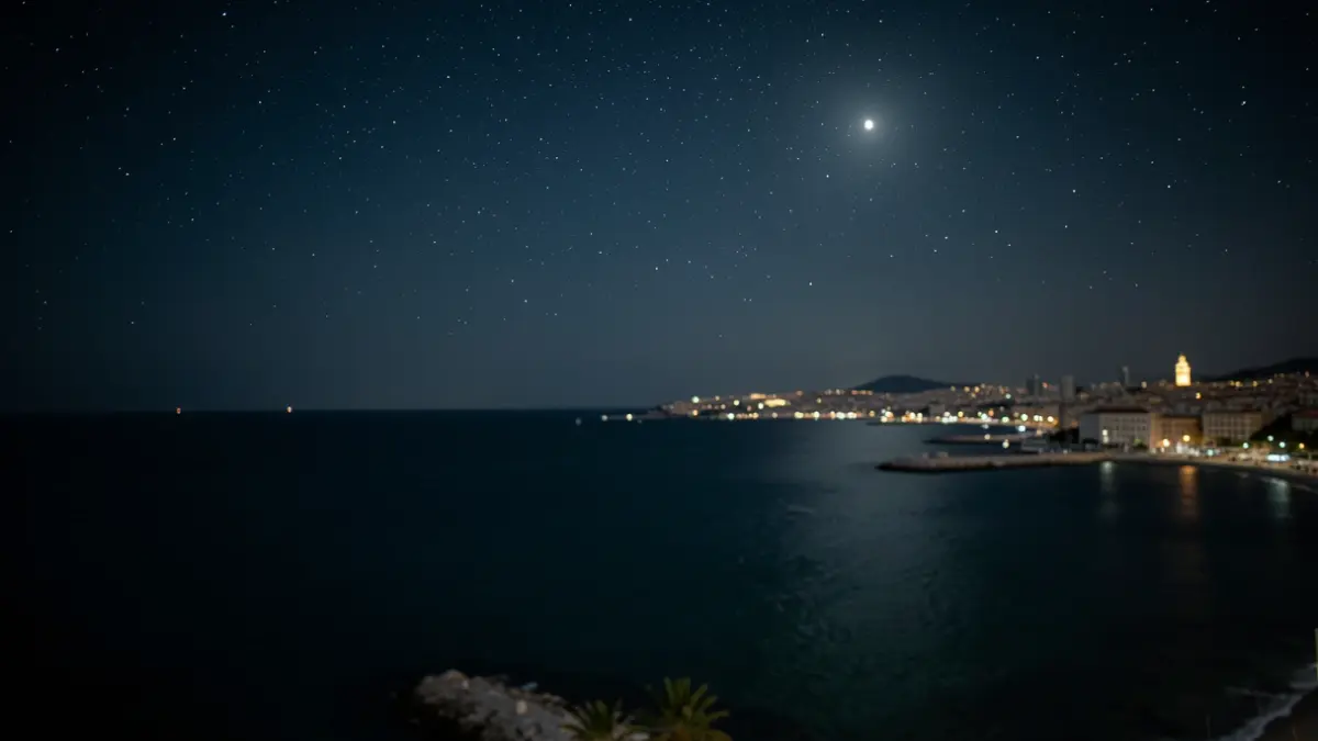 Generic image of a Mediterranean night sky with stars.