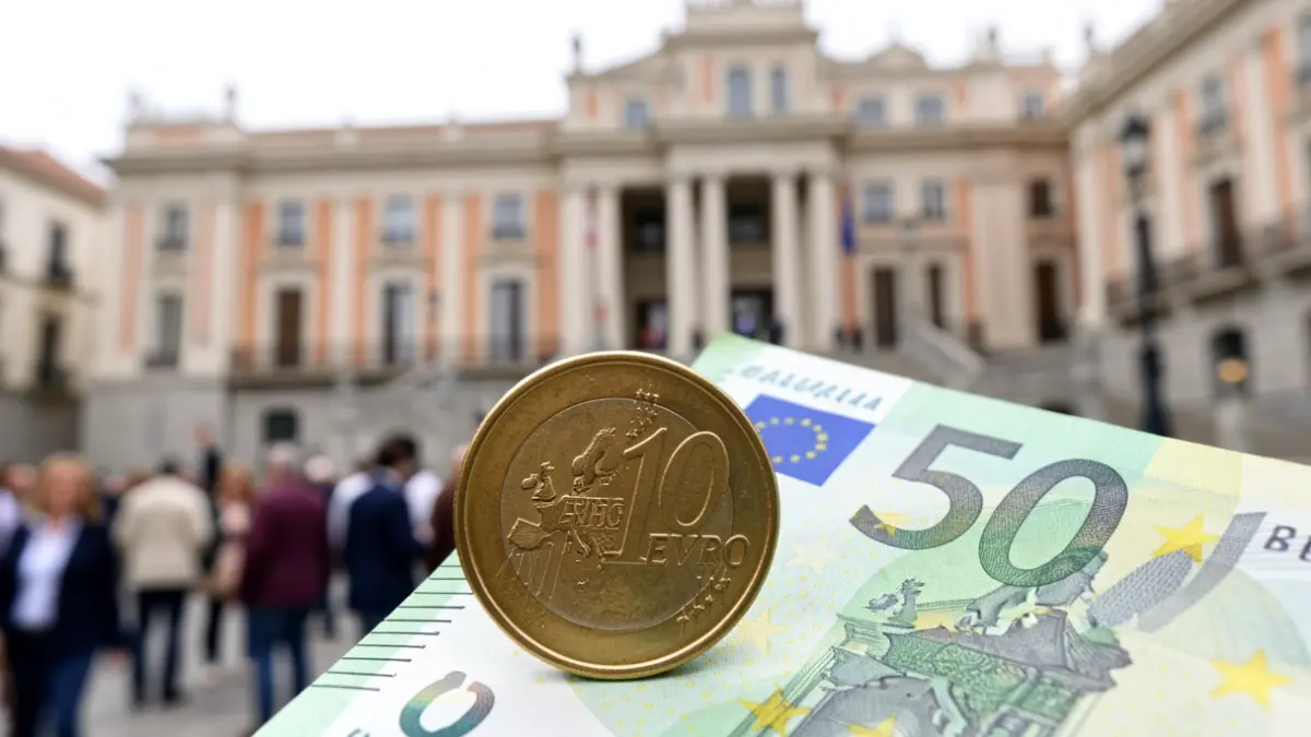 Generic image of money and government buildings.