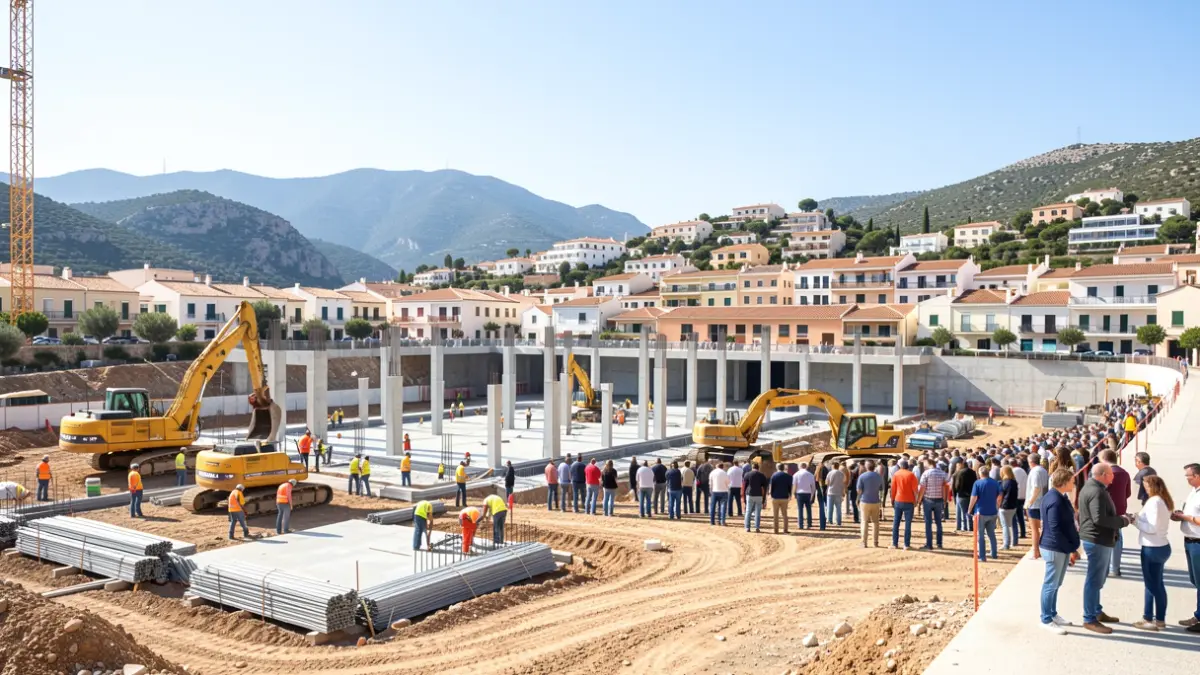 Generic image of museum construction works.