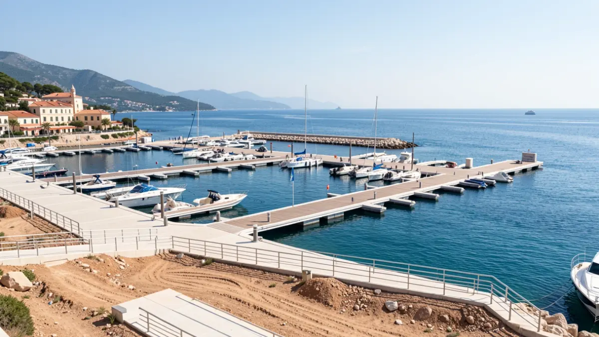 Imagen genérica de las obras de remodelación del Club Náutico de Xàbia.