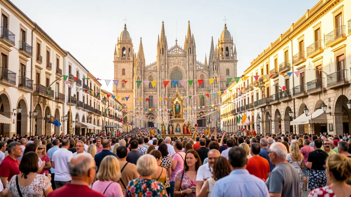 Generic image of the Corpus Christi celebration in Valencia's Plaza de la Mare de Déu.