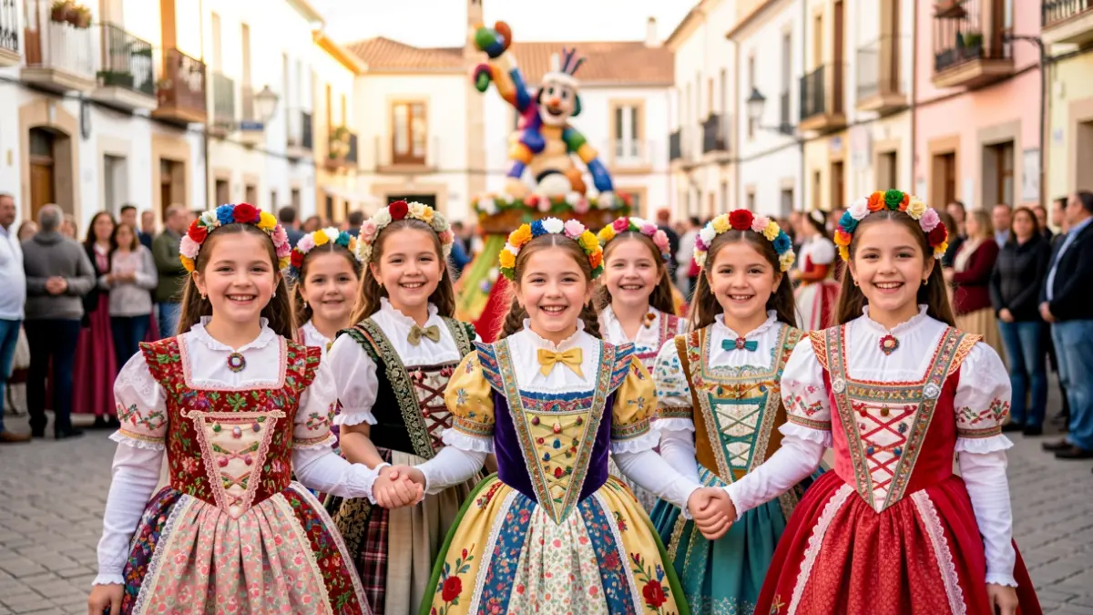 Imatge genèrica de xiquetes falleres amb vestits tradicionals en un ambient festiu.