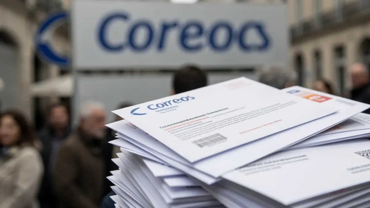 Imagen genérica de notificaciones acumuladas y correspondencia pendiente de reparto.