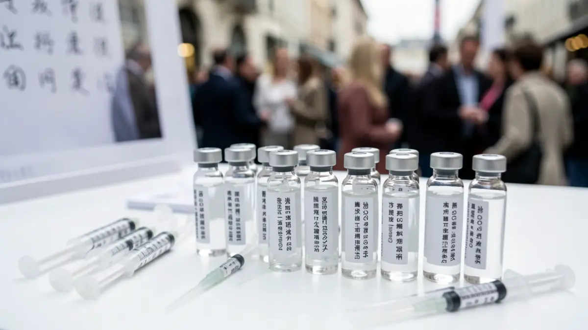Generic image of illegal aesthetic products seized by police.