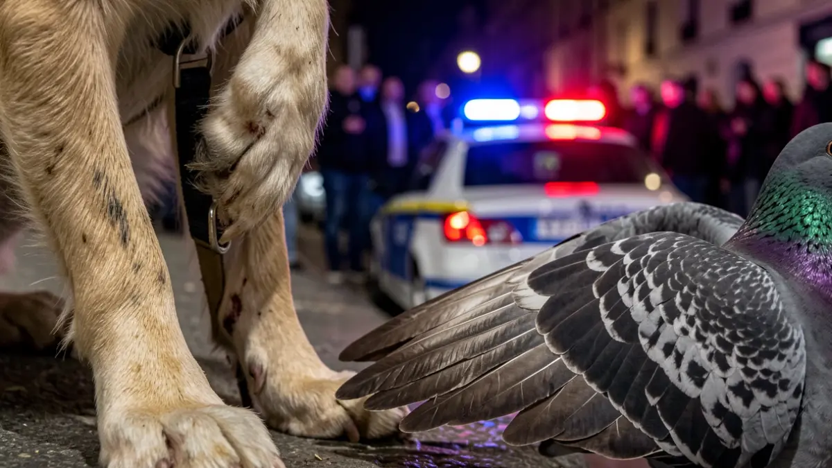 Imagen genérica de la policía con luces de emergencia.