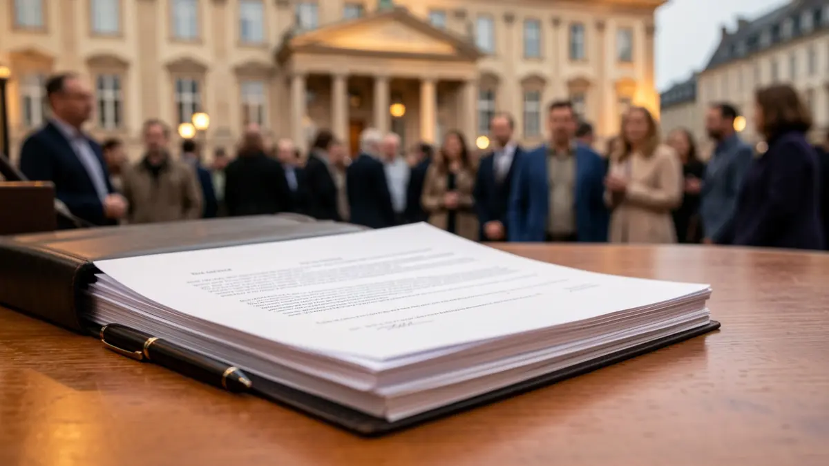 Imatge genèrica de documents oficials i un escriptori.