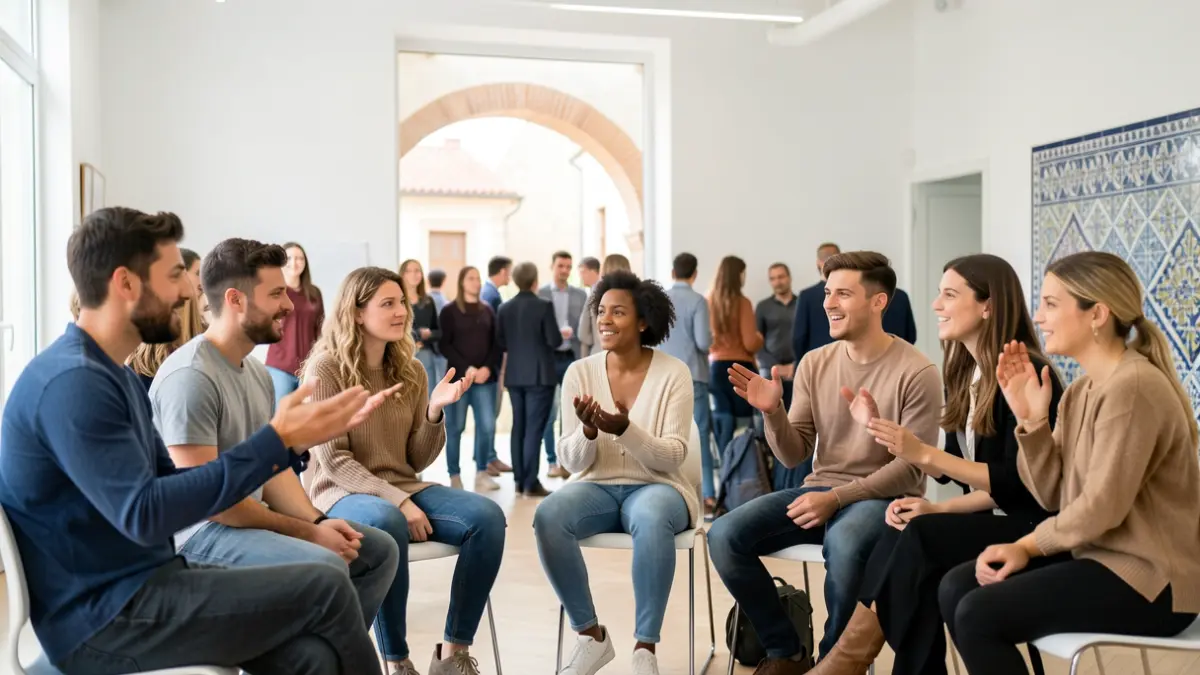 Imatge genèrica d'un taller de càsting amb intèrprets.