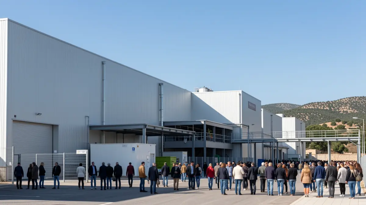 Imatge genèrica d'una planta de tractament de residus.