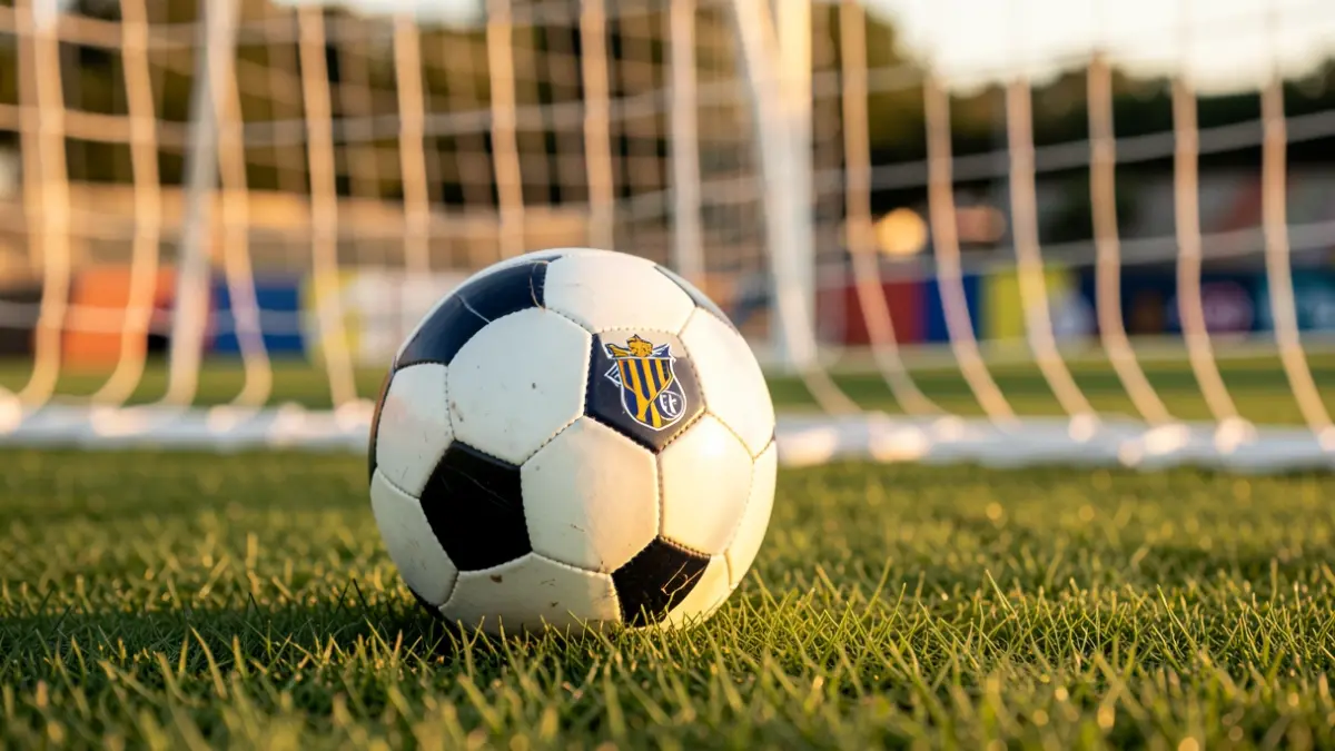 Generic image of a football on grass.