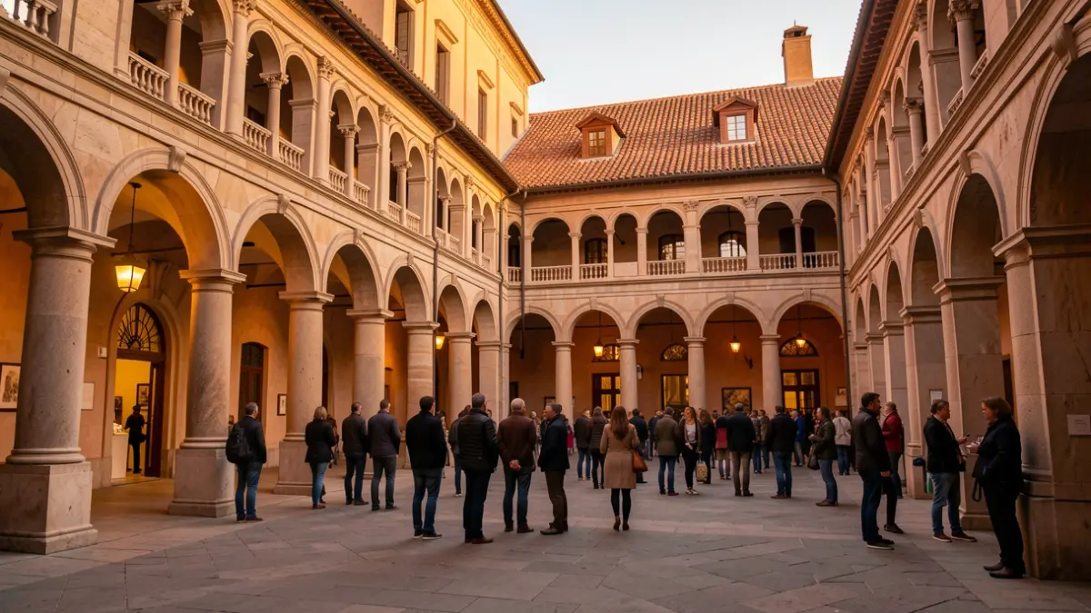 Imagen genérica del claustro del Centre Cultural La Nau en València.