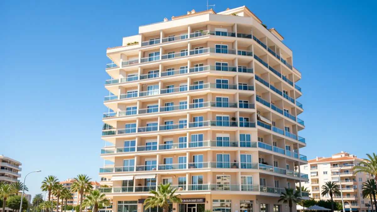 Imagen genérica de un hotel alto en Benidorm.
