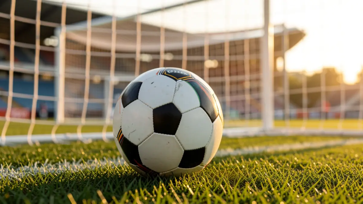 Generic image of a football pitch with a ball.