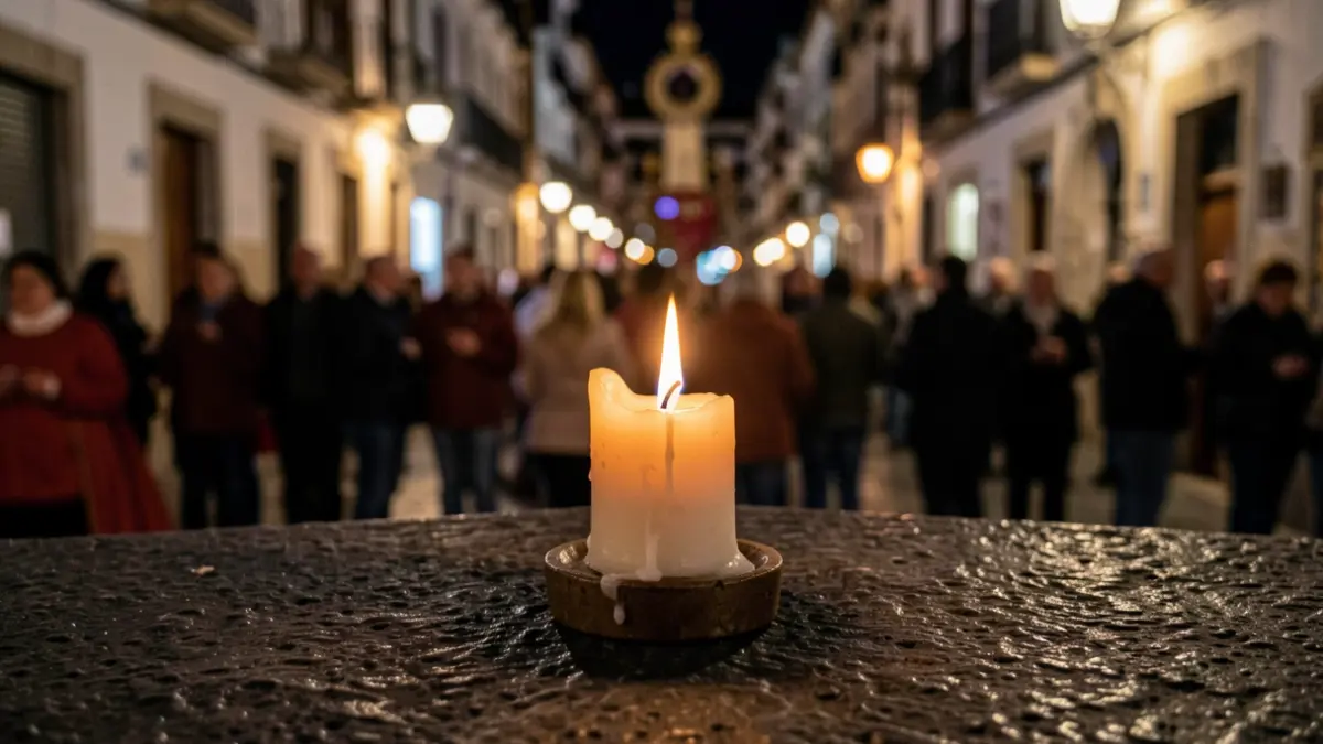Generic image of an unlit fallas candle.