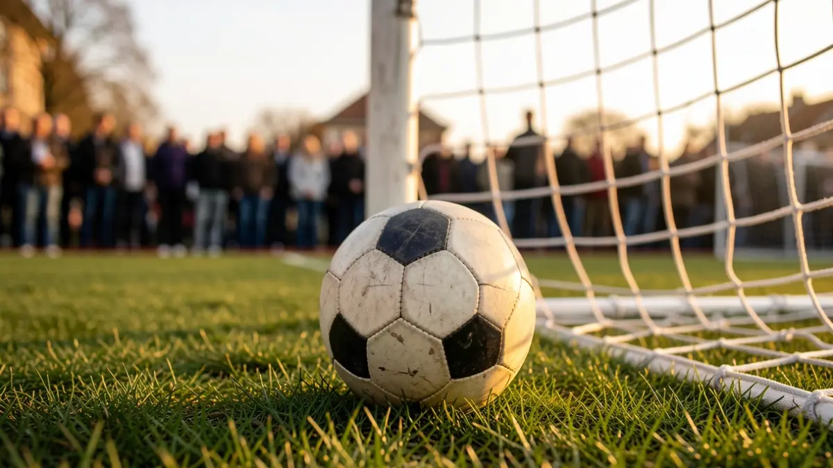 Imatge genèrica d'una pilota de futbol en un camp.