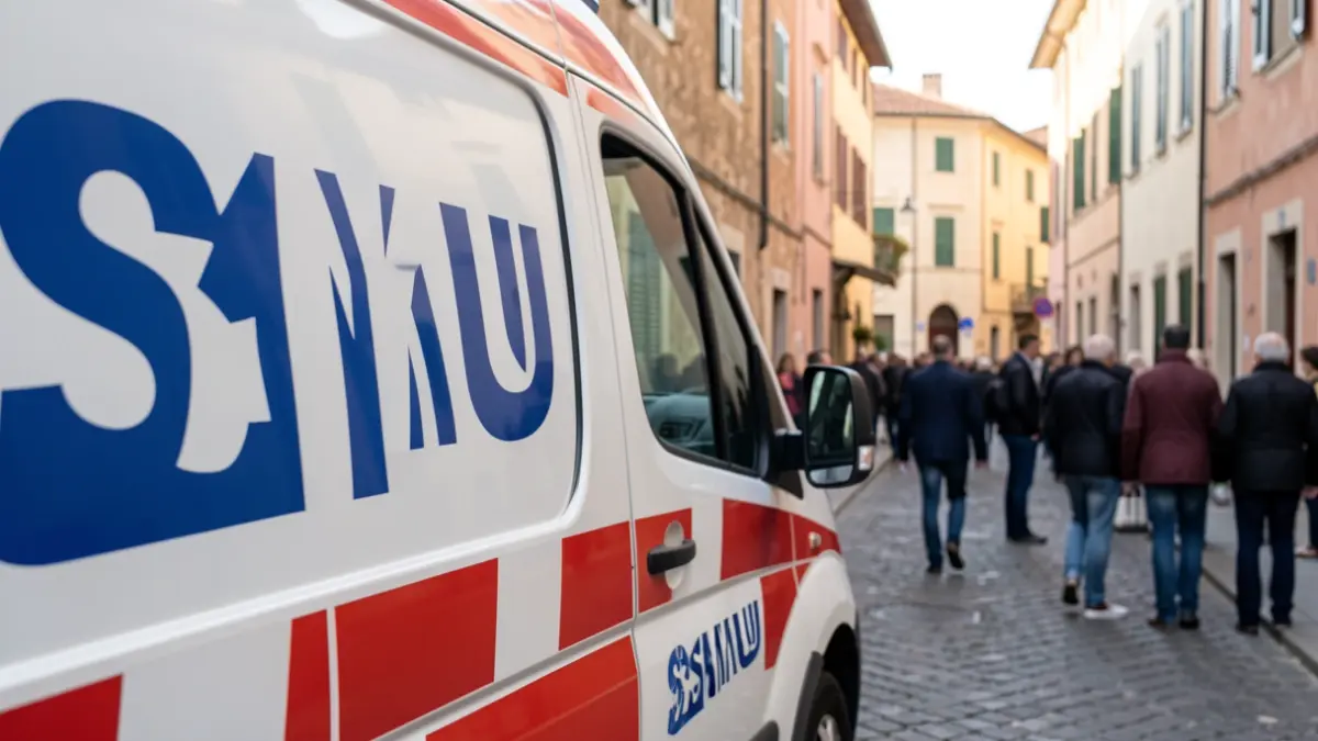 Imatge genèrica d'una ambulància SAMU.