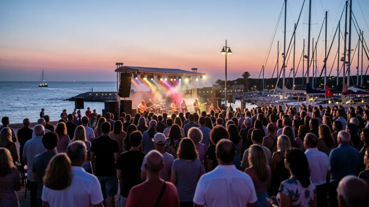 Imagen genérica de un festival de música en la costa mediterránea.