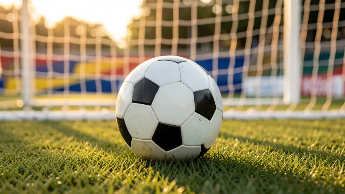 Imatge genèrica d'una pilota de futbol sobre gespa.