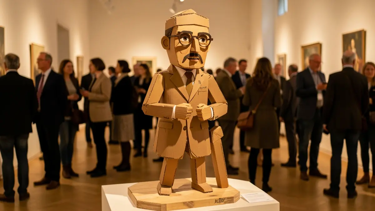 Generic image of an artistic ninot in an exhibition.