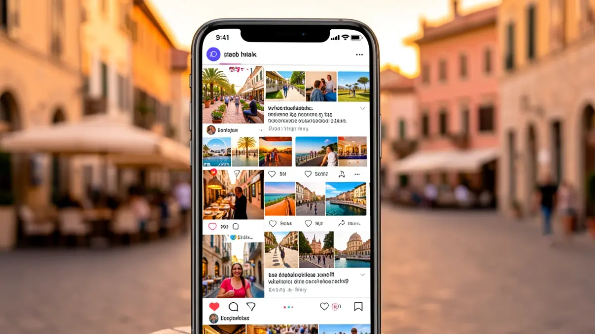 Generic image of digital content on a mobile phone.
