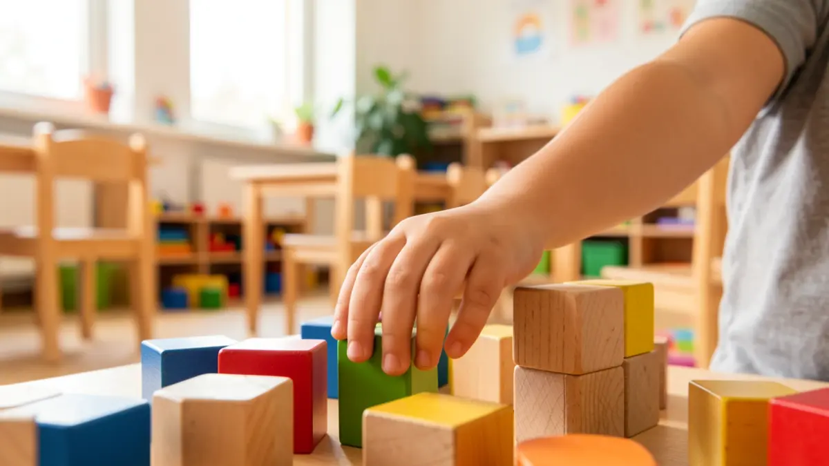 Imagen genérica de un aula infantil con juguetes.