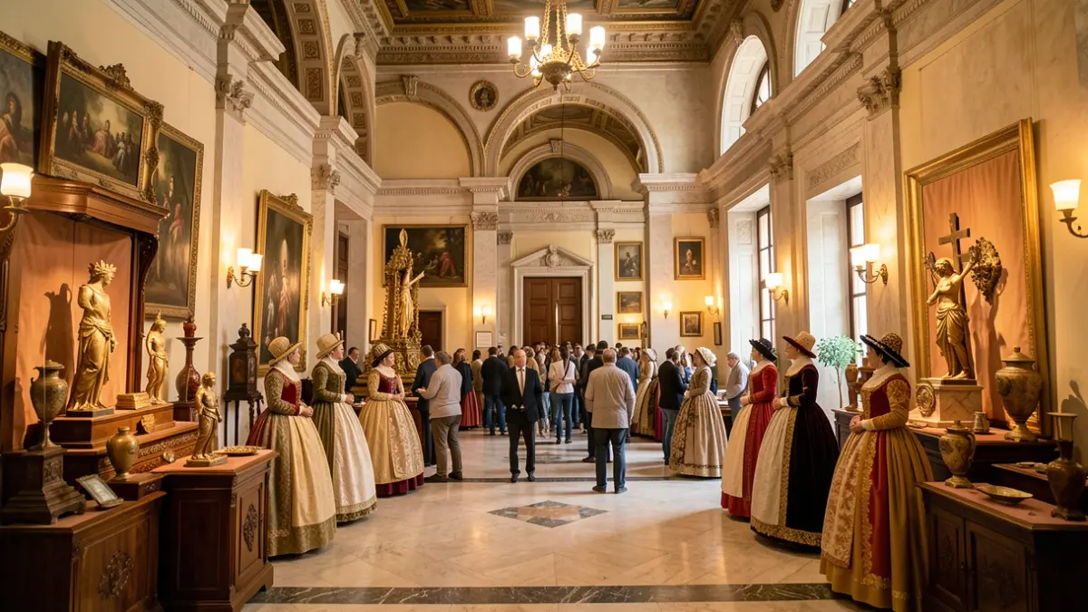 Generic image of a cultural exhibition about Corpus Christi in Gandia.