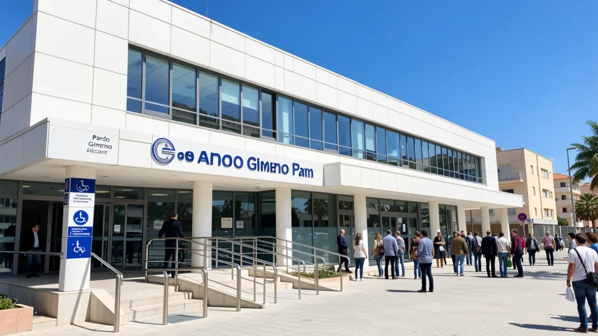 Imagen de la sede judicial Pardo Gimeno de Alicante con mejoras de accesibilidad.